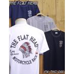 フラットヘッド Tシャツ FN-THC-048 MOTORCYCLE RACE 丸胴半袖Tシャツ ホワイト ネイビー ブラック グレー theflathead