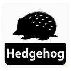Hedgehog [ еж ] Square Type автомобильный стикер ( магнит ) (9.9cm×10.5cm) q11