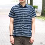 graphzero(グラフゼロ) ヘムポケットシャツ 半袖 グレー ボーダー メンズ / 岡山 倉敷 児島 ジーンズ デニム ブランド ワークテイスト カジュアル