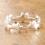 ブロンズ造形作家・コイズミタダシ シルバーリング 「ネコ時々ネコ。」 [KO-RG-01]