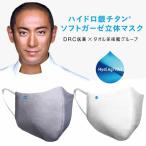 マスク ガーゼマスク ハイドロ銀チタン 洗えるマスク 立体 飛沫 感染 花粉 ホコリ 海老蔵 風邪 DR.C医薬 タオル美術館 DRC-MASK1