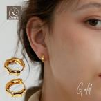 Yahoo! Yahoo!ショッピング(ヤフー ショッピング)ピアス キャッチレス フープピアス 両耳セット 金属アレルギー対応 18Kコーティング ニッケルフリー レディース 大人 かわいい ジュエリー ゴールド 送料無料