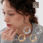 Yahoo! Yahoo!ショッピング(ヤフー ショッピング)ピアス ジルコニア メタル ツイスト 金属アレルギー対応 14K コーティング ニッケルフリー フープピアス キラキラ ジュエリー ゴールド シルバー 送料無料