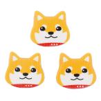 創和 フック 耐水 浴室 対応 シールタイプ ブラウン 約縦3.9×横3.5.cm イヌの便利 キャッチフック 3個入