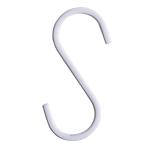 和気産業 Lacety(ラスティー) S字フック 白 奥行0.3X高さ8.3X幅4cm 壁面 収納 棚 LAC-022 1個