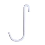 和気産業 Lacety(ラスティー) J型フック 白 奥行0.3X高さ8X幅4.7cm 壁 ディスプレイ 収納 LAC-013