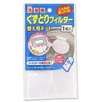 東和産業 洗濯機フィルター くずとりフィルター 替え用ネット ホワイト 約18×17cm 簡単に 外周40cmまで対応 1枚入