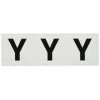 TRUSCO(トラスコ) アルファベットステッカー 50×50 「Y」 透明 3枚入 TSN-50-Y-TM