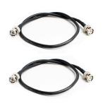 EVARSOL RG58 BNC коаксильный кабель мужской - мужской 50cm низкий потеря 50 ом 2 шт. комплект высота цикл антенна удлинение кабель CB беспроводной C