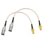 DMiotech R G316 коаксильный кабель 6 дюймовый BNC женский - SMA женский коннектор адаптор 2 шт. комплект 50 ом антенна удлинение ke