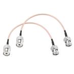 DMiotech 2 шт R G316 коаксильный кабель 6 дюймовый BNC мужской - UHF SO239 женский коннектор адаптор 50 ом Anne te