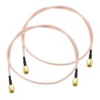 DMiotech R G316 коаксильный кабель SMA женский?SMA женский коннектор адаптор 2 шт. комплект 50 ом антенна удлинение кабель Roo 