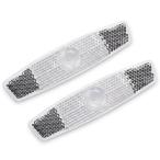 Swlong 2Pcs легкая установка пластиковый отражающий лента высокая яркость предупреждение водостойкий безопасность меры поле велосипед спица отражатель флуоресценция дешево 