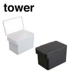  tower tower воздухо-непроницаемый домашнее животное контейнер для еды 3.5kg мерная емкость имеется белый 05611 черный 05612 Monotone Yamazaki реальный индустрия YAMAZAKI