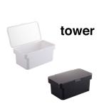  tower tower воздухо-непроницаемый домашнее животное контейнер для еды 1.5kg мерная емкость имеется белый 05609 черный 05610 Monotone Yamazaki реальный индустрия YAMAZAKI
