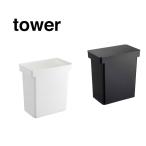  tower tower воздухо-непроницаемый домашнее животное контейнер для еды 12kg мерная емкость имеется белый 05617 черный 05618 Monotone Yamazaki реальный индустрия YAMAZAKI