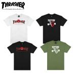 THRASHER Spitfire Thrash &amp; Burn S/S TEE футболка короткий рукав Thrasher Street скейтборд стандартный товар 