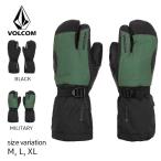 22-23 VOLCOM PROVOKE GORE-TEX MITT BLACK MILITARY ヴォルコム ボルコム グローブ ゴアテックス スノーボード 防寒 手袋 メンズ