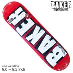 BAKER BRAND LOGO WHITE 8.0 8.125 8.25 8.5 8.6 デッキ ベイカー ベーカー スケボー SKATEBOARD スケートボード ブランドロゴ