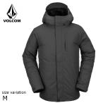 VOLCOM 17FORTY INS JACKET DARK GREY ヴォルコム ボルコム  スノーウェア ジャケット スノボー 防寒 メンズ