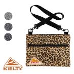 KELTY ケルティ レオパード DP フラット ポーチ SM ショルダーバッグ ヒョウ柄 2592427 レオパ サコッシュ 散歩 ソロキャン