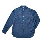 WAREHOUSE ウエアハウス シャンブレーシャツ 3064 ベンチュレーション 長袖 ブルーシャンブレー ワークシャツ VENTILATION CHAMBRAY SHIRTS (サックス/ONE-WASH)