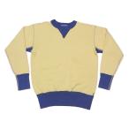 ショッピングedition Two Moon トゥームーン スウェット 92022 リミテッドエディション LIMITED EDITION トレーナー 無地 2トーン コンビ (イエロー×ネイビー)