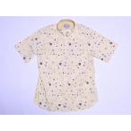 Dry Bones[ドライボーンズ] ボタンダウンシャツ 半袖 DS-1839 Irregular Dot BD Shirt (CREAM)
