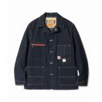 ヘッドライト HEADLIGHT カバーオール HD15711 ブルーデニム ワークコート ワークジャケット 11oz. BLUE DENIM WORK COAT ファスナーポケッ(ネイビー/ONE-WASH)