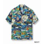 サンサーフ SUN SURF アロハシャツ SS39059 LAND OF ALOHA スペシャルエディション 洋柄 ランド オブ アロハ