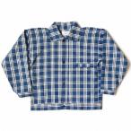 WAREHOUSE ウエアハウス インディゴ & ホワイトチェック ブラウス ジャケット 2231 1900’S INDIGO BLUE and WHITE CHECK BLOUSE(インディゴチェック/NON-WASH)