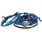 [wakami] ワカミ ブレスレット 7ストランド blue mix WA-BC18010