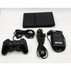 【中古 動作確認済】 PlayStation 2 チャコール・ブラック (SCPH-79000CB)