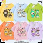 labubu ребенок одежда короткий рукав футболка "дышит" нижнее белье мягкий круглый вырез мужчина девочка детская одежда ученик начальной школы день рождения сопутствующие товары семья одежда - Thanksgiving. день ребенок к подарок s форель подарок tops 