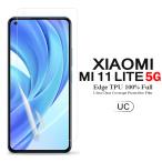 ショッピングmi 11 lite 5g (送料無料) Mi 11 Lite 5G 用液晶保護フィルム 全画面カバー TPU素材 (Xiaomi Mi11 Lite SIMフリー Mi11Lite ケース Case)
