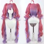 バーチャル VTuber ホロライブ風 綺々羅々ヴィヴィコスプレ ウィッグ かつら 激安 WIG 高温耐熱 イベント クリスマス ハロウィン仮装 文化祭