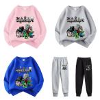 10 цвет мой n craft ребенок одежда длинный рукав Parker Minecraft весна осень-зима item tops мужчина девочка круг . воротник симпатичный Kids товары ребенок одежда день рождения товары подарок 