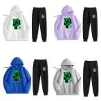 10 цвет мой n craft ребенок одежда длинный рукав Parker Minecraft весна осень-зима item tops мужчина девочка симпатичный Kids товары ребенок одежда день рождения товары подарок 