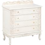 【送料無料】　【収納家具】ヴィオレッタシリーズ　ワイドチェスト　RCH-1755AW