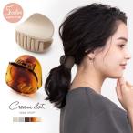 ショッピングヘアアクセサリー 【本日限定！全品10％OFFクーポン】バンスクリップ おしゃれ ヘアクリップ レディース オーバル くすみカラー 大人 上品