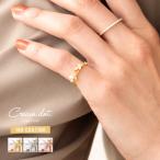 ショッピングピンキーリング 【最大30％OFFセール×全品送料無料】リング 指輪 金属アレルギー ニッケルフリー キュービックジルコニア ビジュー パール リーフ