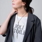 ネックレス ロングネックレス レザーコード コードネックレス タイ PUレザー 紐 メタル 長さ調整 ラリエット ゆうパケット送料無料