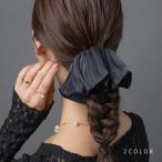 ショッピングヘアアクセサリー 【最大50％OFFセール×全品送料無料】クラップカフ ポニーフック ヘアゴム ロールカフ フリル 光沢 透け感 ボリューム感 ヘアアクセサリー