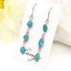 Yahoo! Yahoo!ショッピング(ヤフー ショッピング)ピアス 天然石 ターコイズ 純チタンピアス 樹脂ピアス 揺れる 金属アレルギー対応 レディース シンプル トルコ石 ブルー シルバーカラー