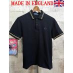 ショッピングフレッドペリー 英国製 フレッドペリー M12 ライン ポロシャツ 38 FRED PERRY イングランド製 モッズ