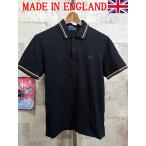 英国製 フレッドペリー M12 ライン ポロシャツ 38 FRED PERRY イングランド製 モッズ