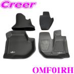 Genb 玄武 OMF01RH コンフォートマット Red Stitch フロントセット 【トヨタ 200系 標準ボディ ハイエース用】