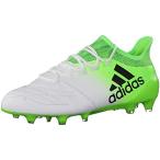 アディダス(adidas) サッカースパイク X 16.1 レザー FG BB5843 ホワイト/グリーン