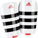 アディダス(adidas) サッカー シンガード Lサイズ エバー レスト BPH04 ホワイト×ブラック×ソーラーレッド(AP7036)