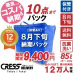 期間限定セール 10,400円→クーポン使用で8,900円 クリーニング 宅配 詰め放題 ダウン クレス クリーニング 保管 (8月下旬青10点タタミ) 保管あり